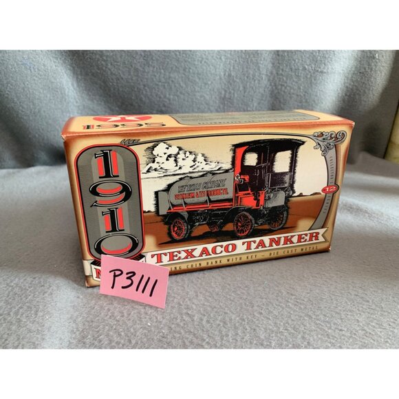 Texaco 1910 Mack Tank Truck Bank 1995 Ertl Collectibles Die-Cast Model Toy - Picture 14 of 14